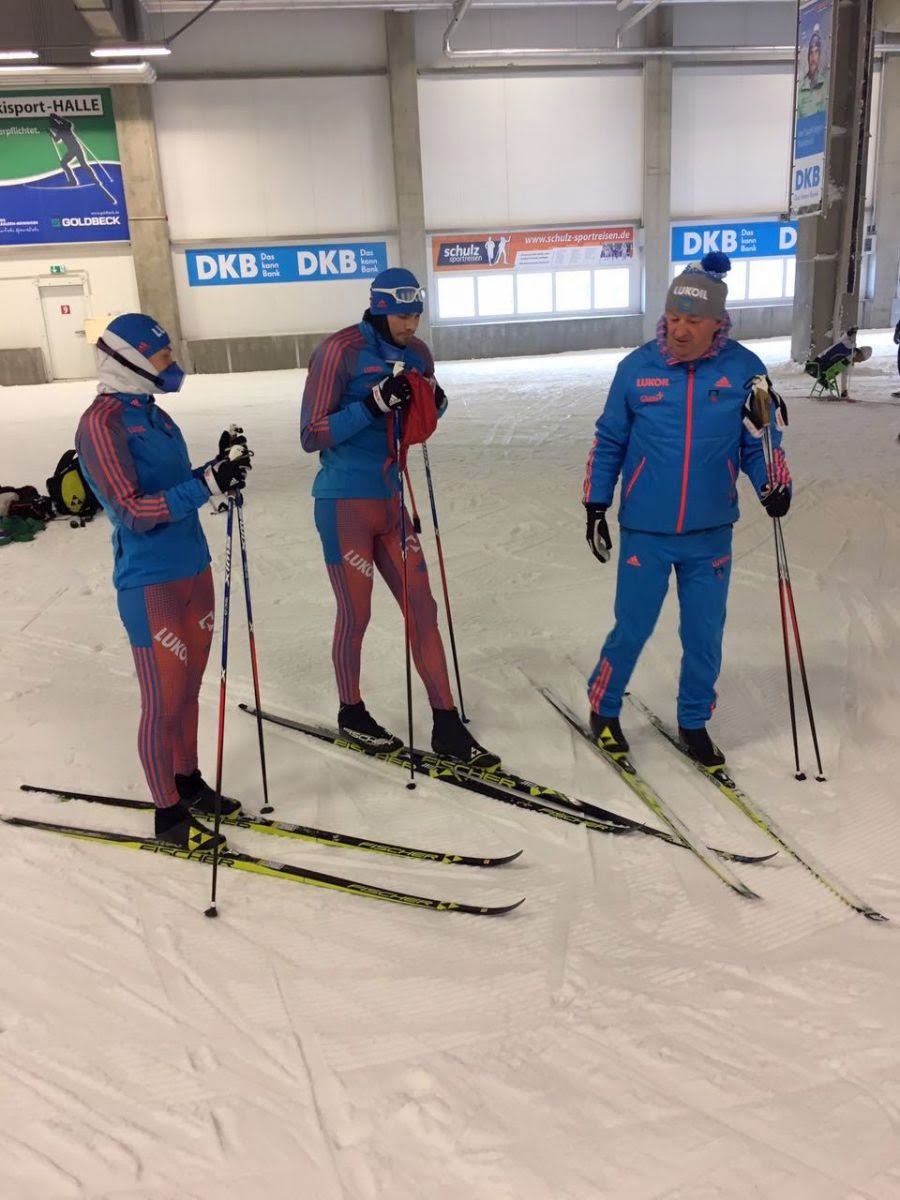 Анастасия и Петр Седовы с тренером