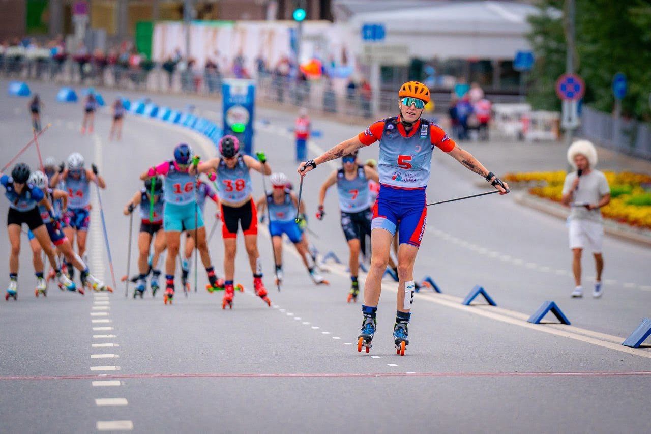 Виктория Лукашова и Андрей Краснов Чемпионы России в масс-старте!