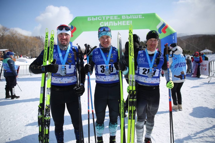 XXV сахалинский лыжный марафон.
