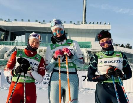 Наталья Краморенко победитель спринта на всероссийских соревнованиях в Тюмени.